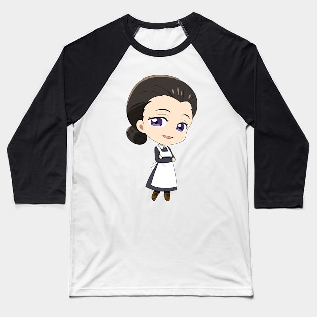 Chibi Isabella Baseball T-Shirt by katelin1